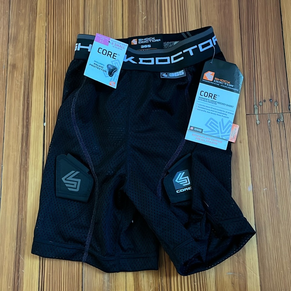 Shock Doctor CORE girls hockey shorts
